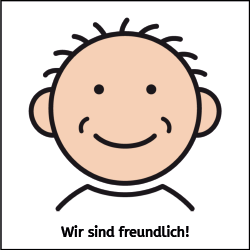 Wir sind freundlich